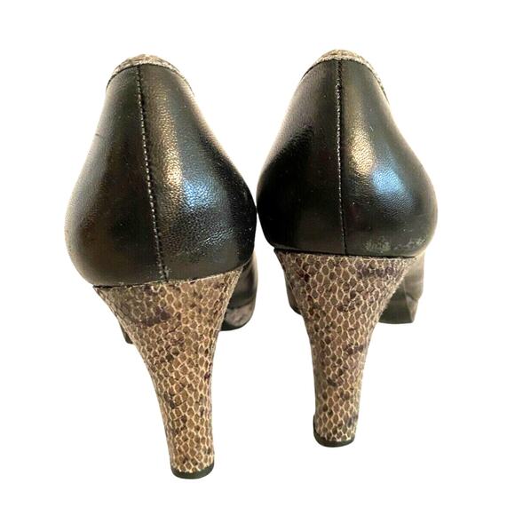 Nine West Peep Toe High Heel Pumps Platforms Shoes - Picture 4 of 8